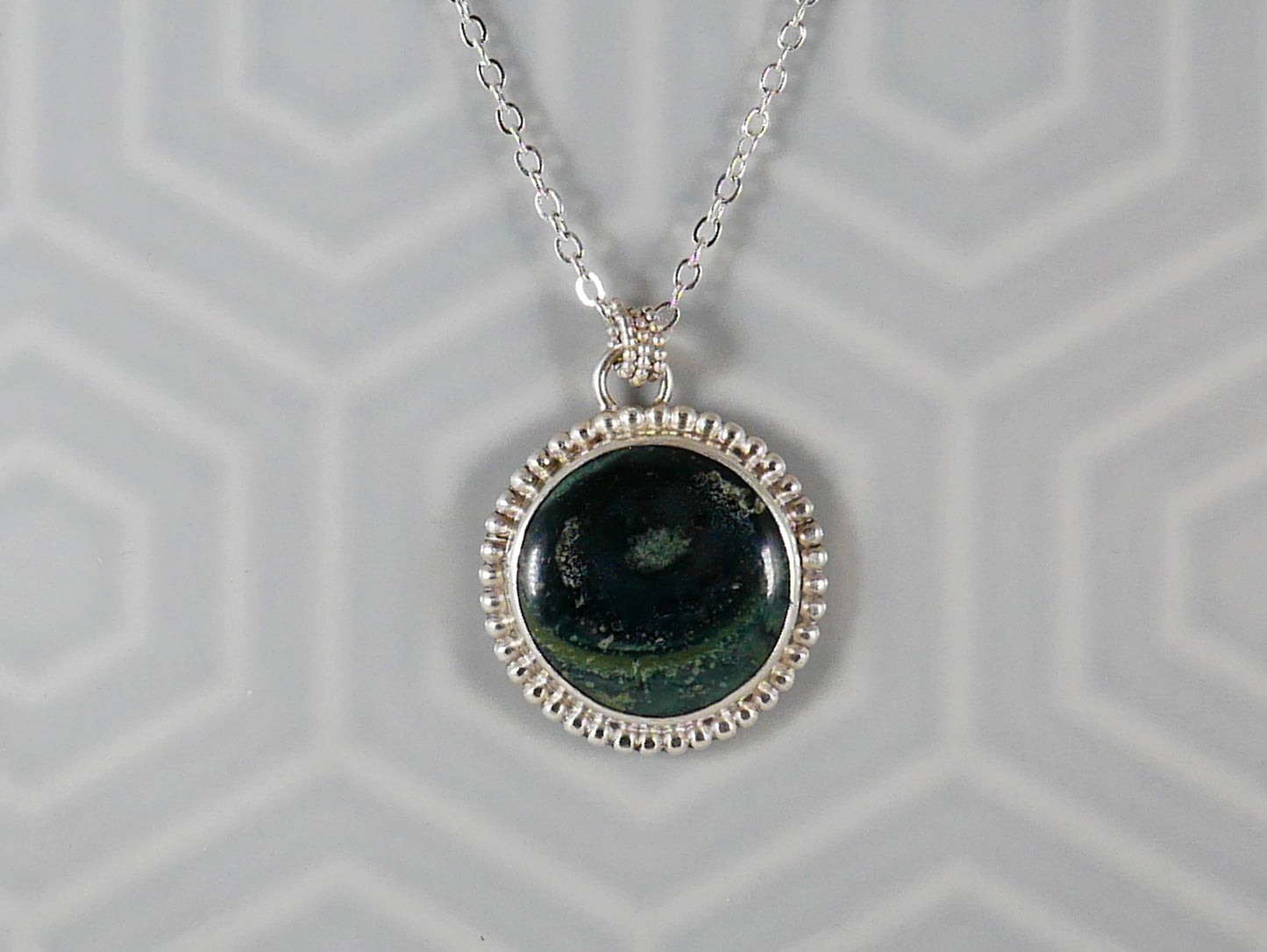 Star Galaxy Jasper Pendant
