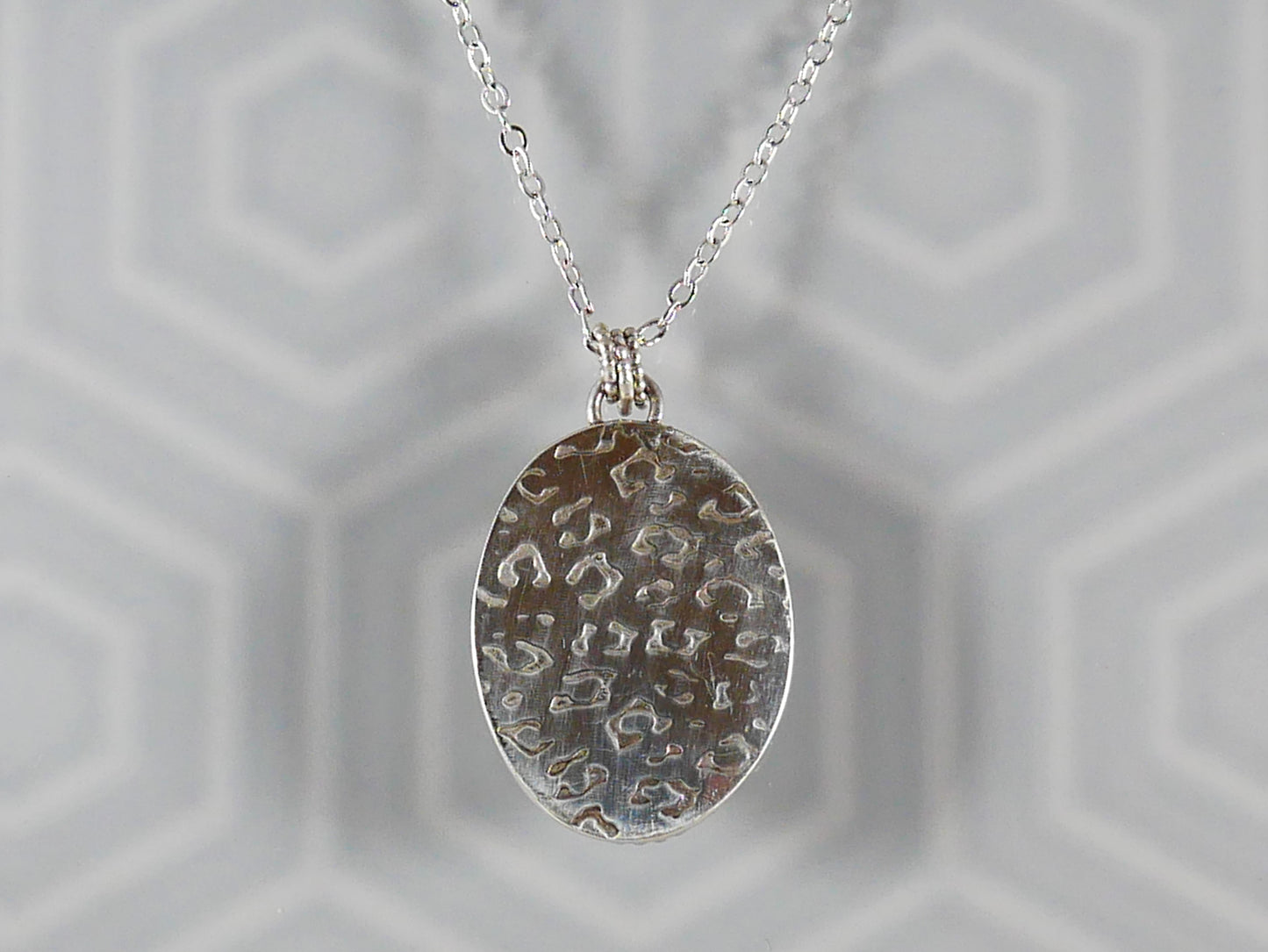 Snowflake Obsidian Pendant