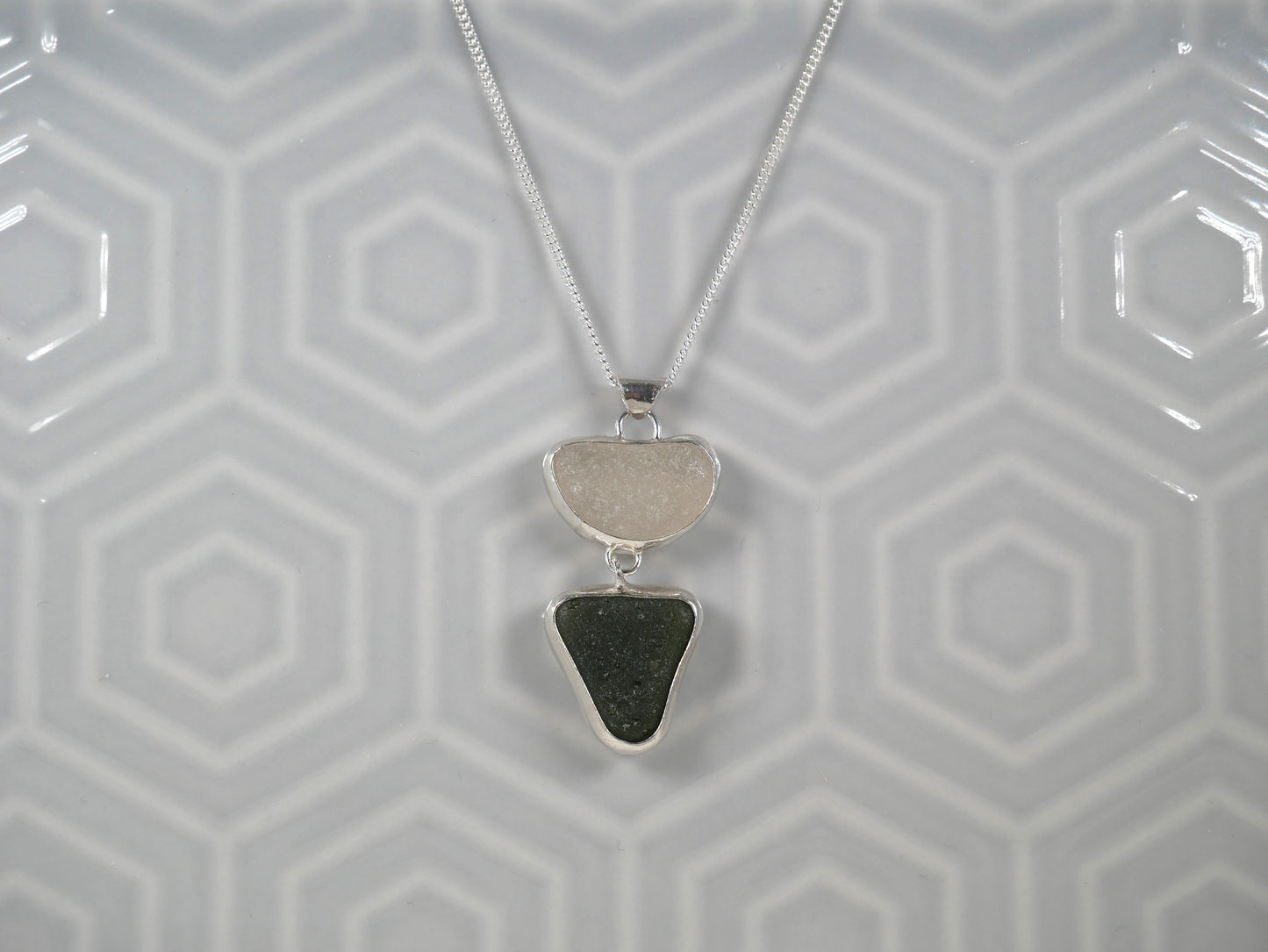 Seaglass Double Pendant
