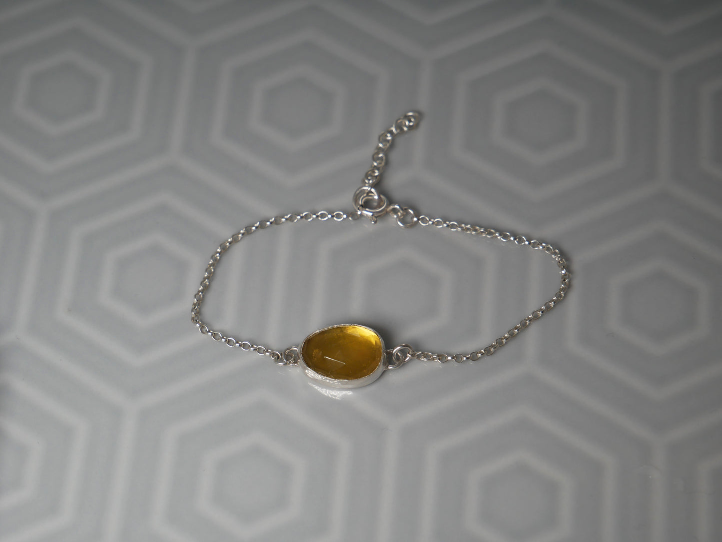 Yellow Opal Gemstone Bracelet