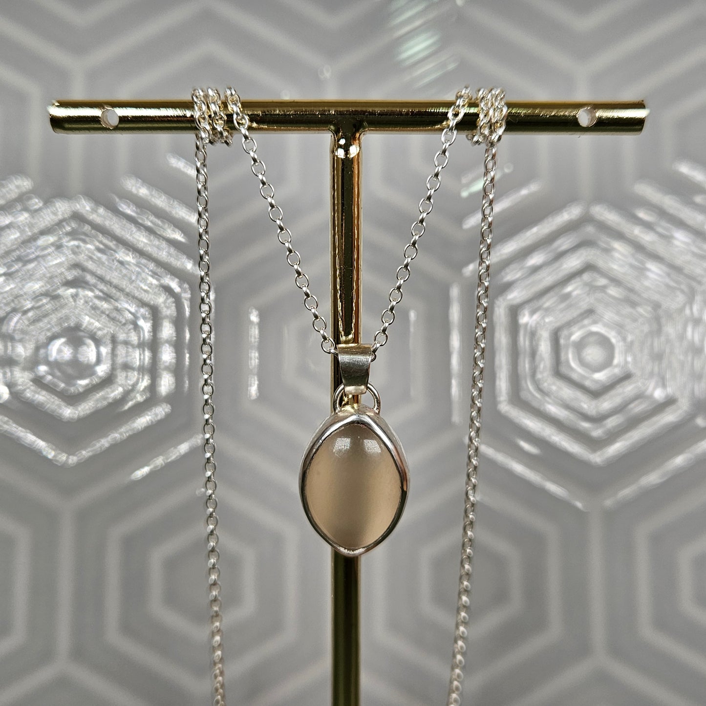 Moonstone Marquise Pendant