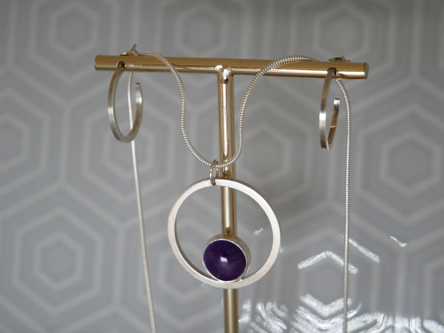 Onyx Circle Pendant