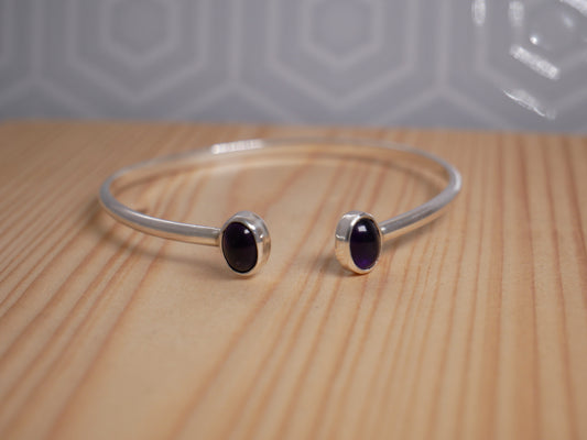 Amethyst Cuff Bangle