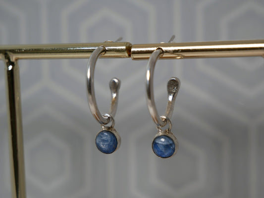 Dangle Hoops - Kyanite