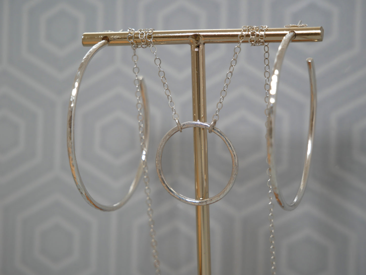 Classic Hoop & Pendant Set