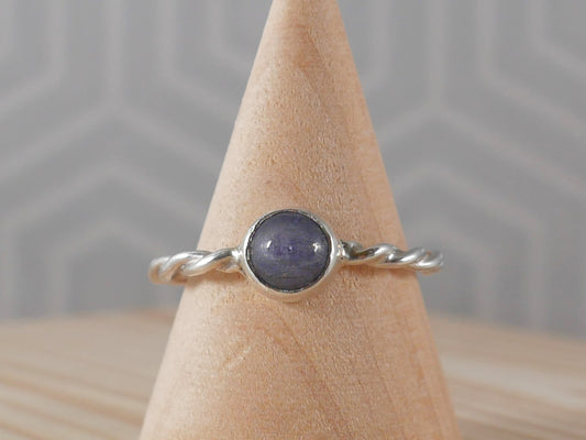 Tanzanite Twist Ring