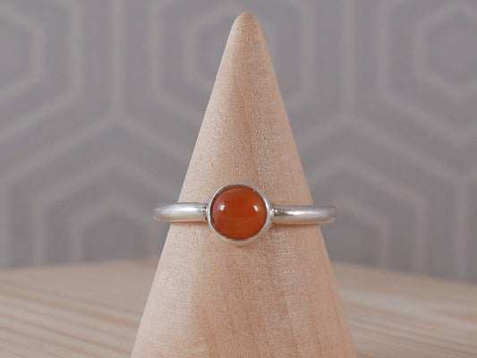 Peach Moonstone Ring