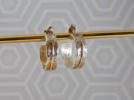 Reticulated Hoop Earrings