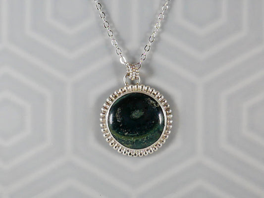 Star Galaxy Jasper Pendant
