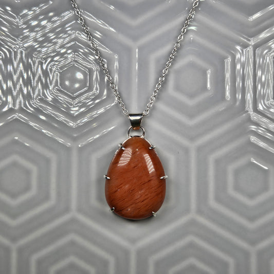 Sunny Orange Onyx Pendant