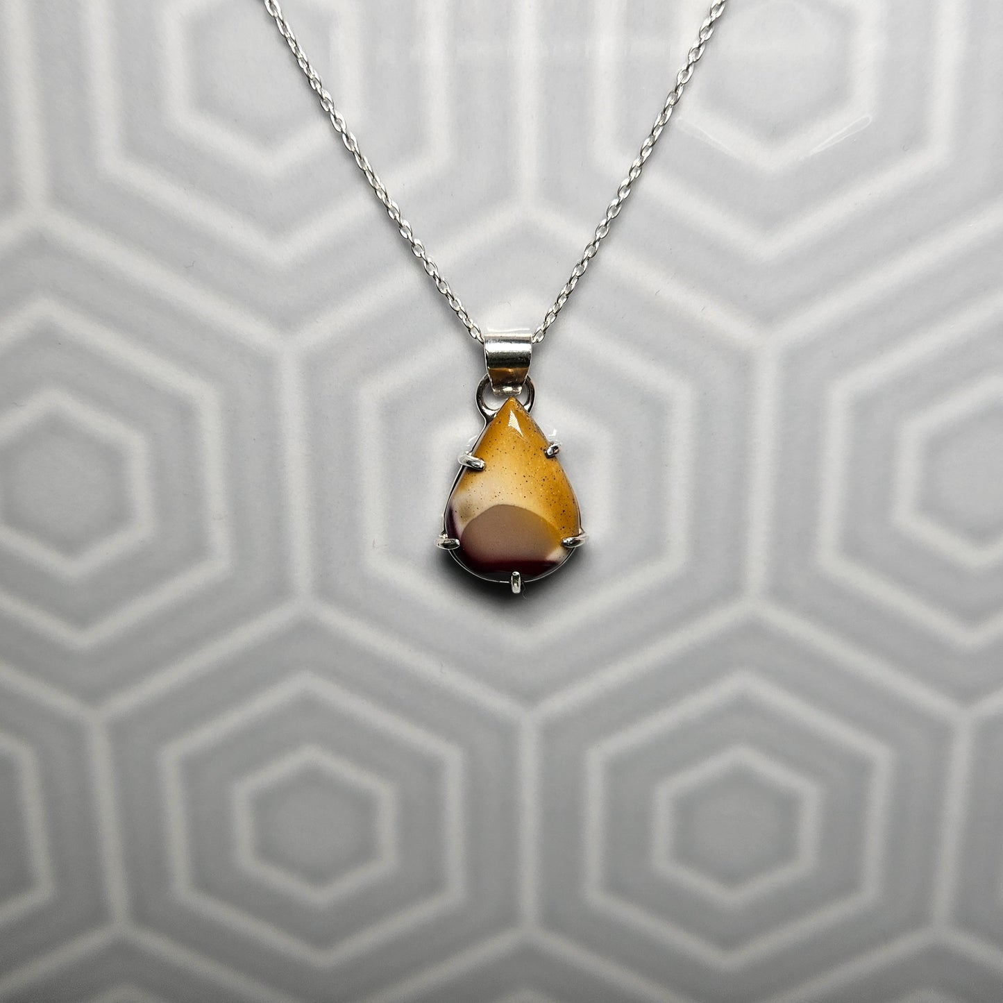 Mookaite Jasper Teardrop Pendant